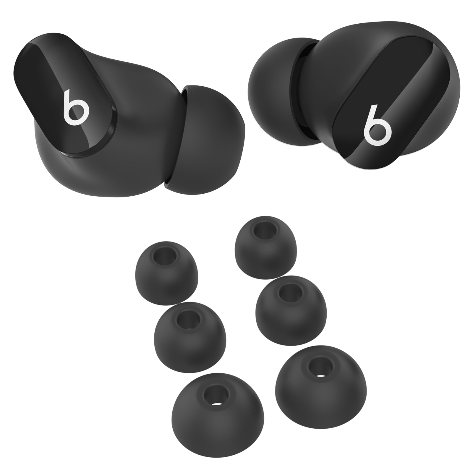 Beats Studio Buds 3-pack Silikon Ear Tips, Svart