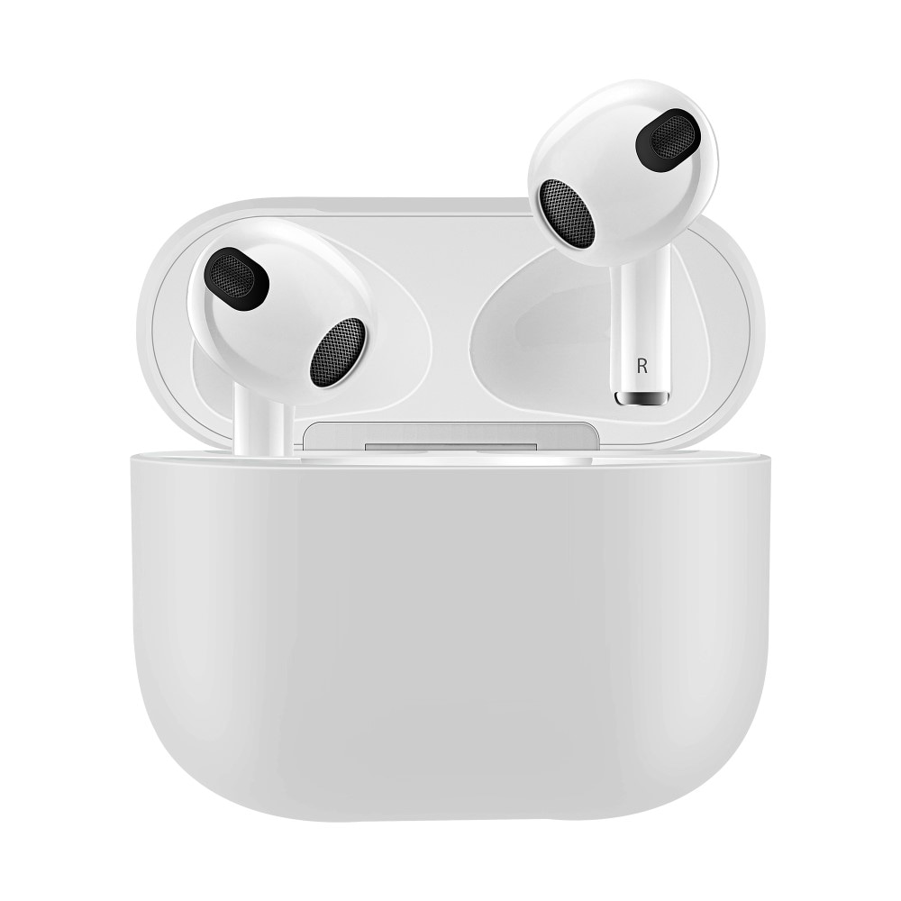 AirPods 3 Tunt silikonskal, vit