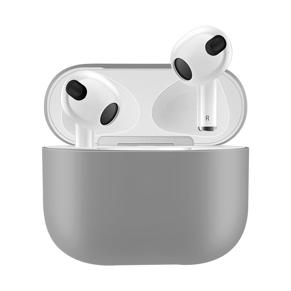 AirPods 3 Tunt silikonskal, grå