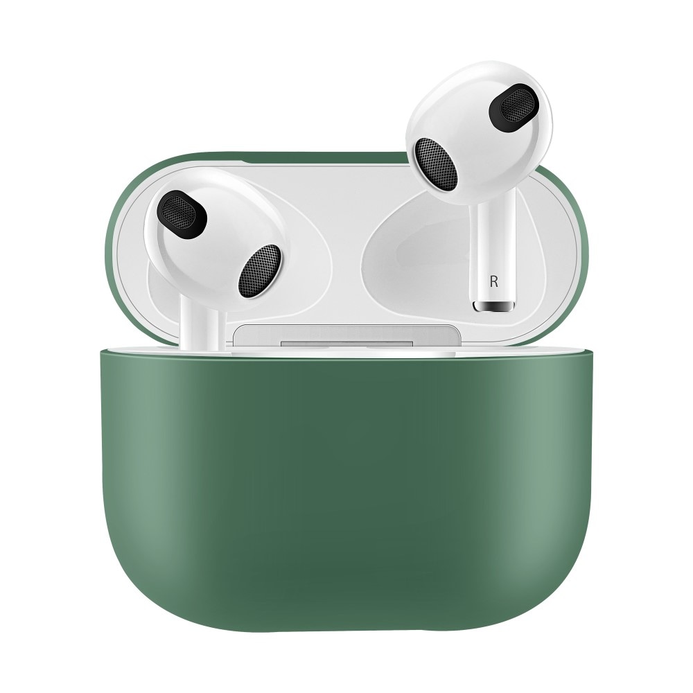 AirPods 3 Tunt silikonskal, grön