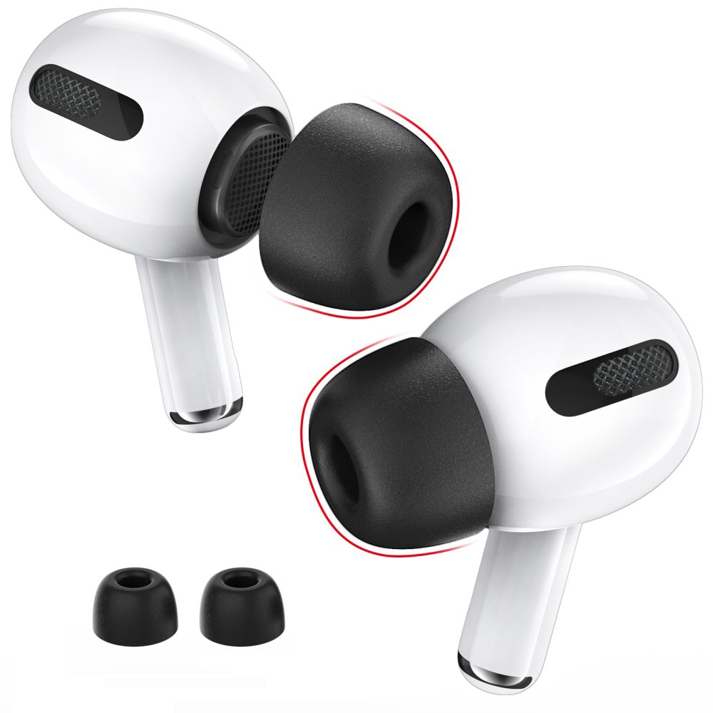 AirPods Pro Ear Tips i memory foam - strl S, svart