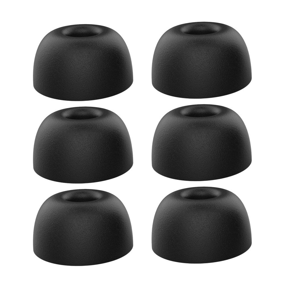 AirPods Pro 3-pack Ear Tips i memory foam - strl M, svart