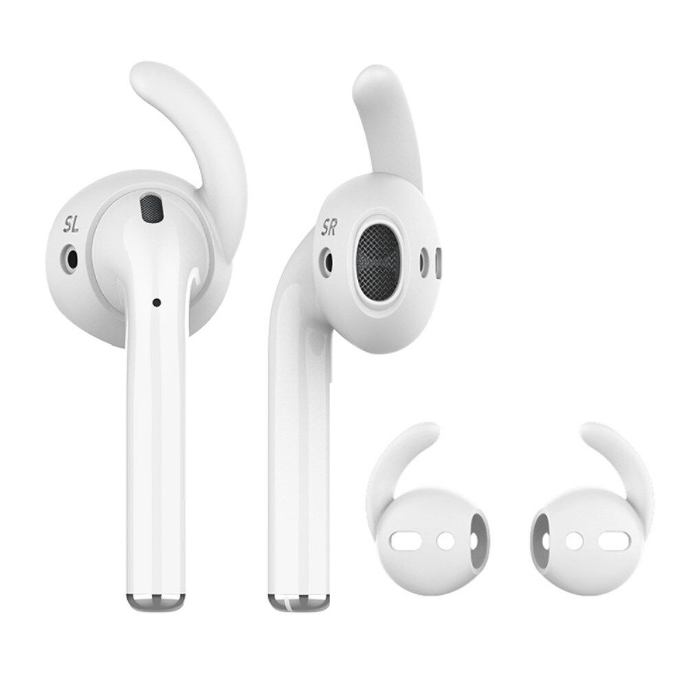 AirPods Sportiga Ear Hooks - strl S, vit