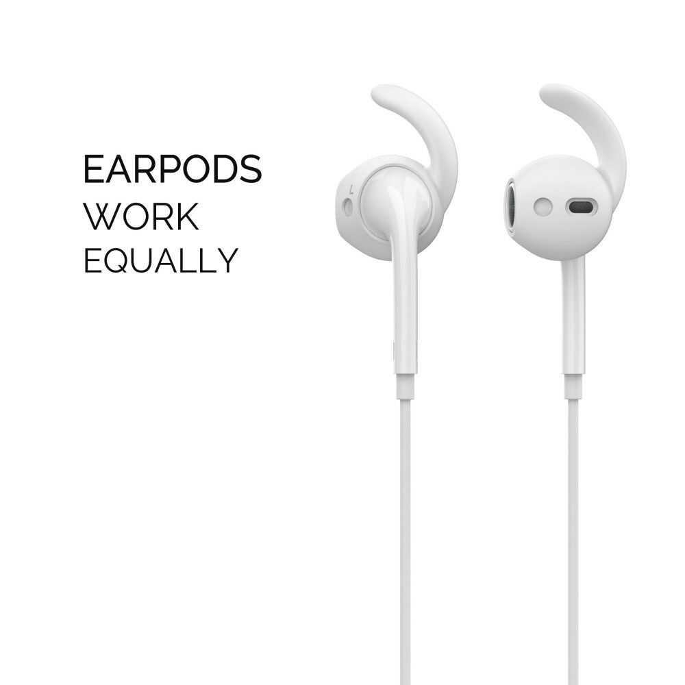 AirPods Sportiga Ear Hooks - strl S, vit