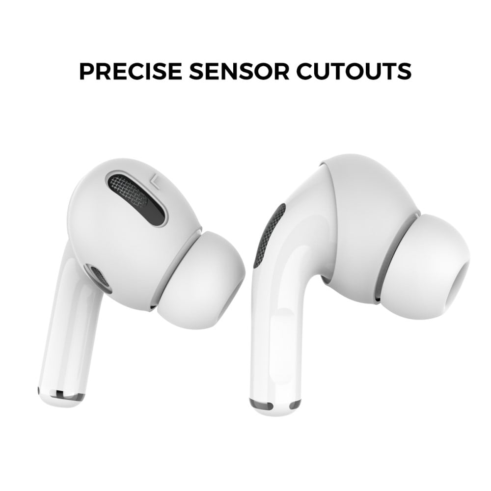 AirPods Pro 3-pack Ear Pads i silikon, vit