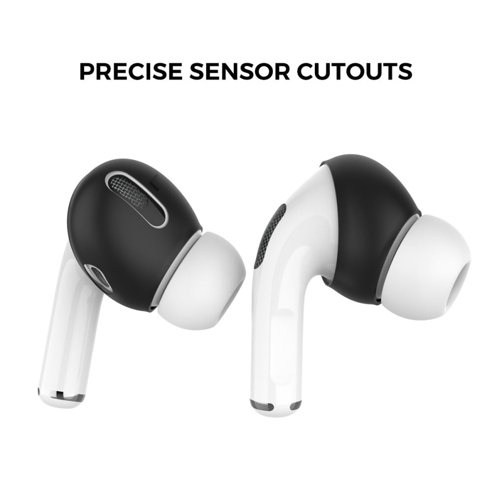 AirPods Pro 3-pack Ear Pads i silikon, svart