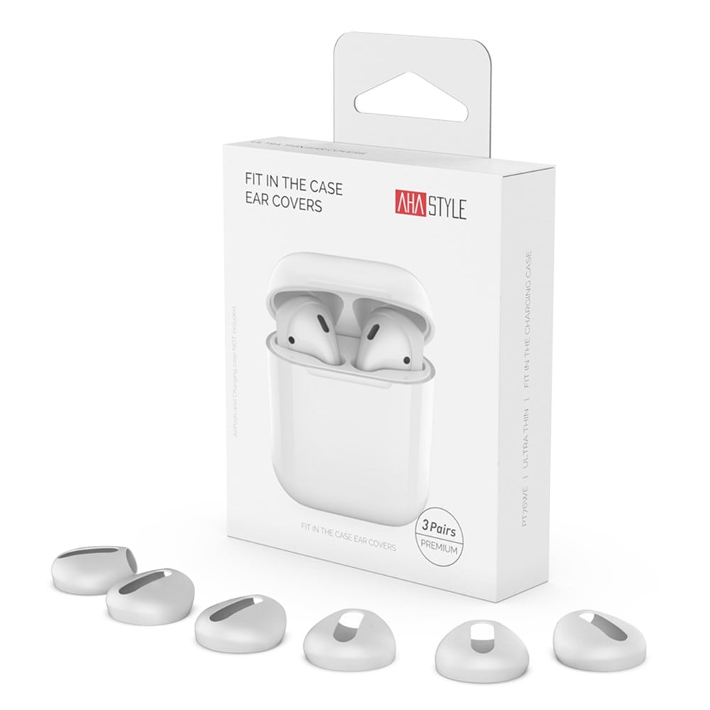 AirPods 3-pack Ear Pads i silikon, vit