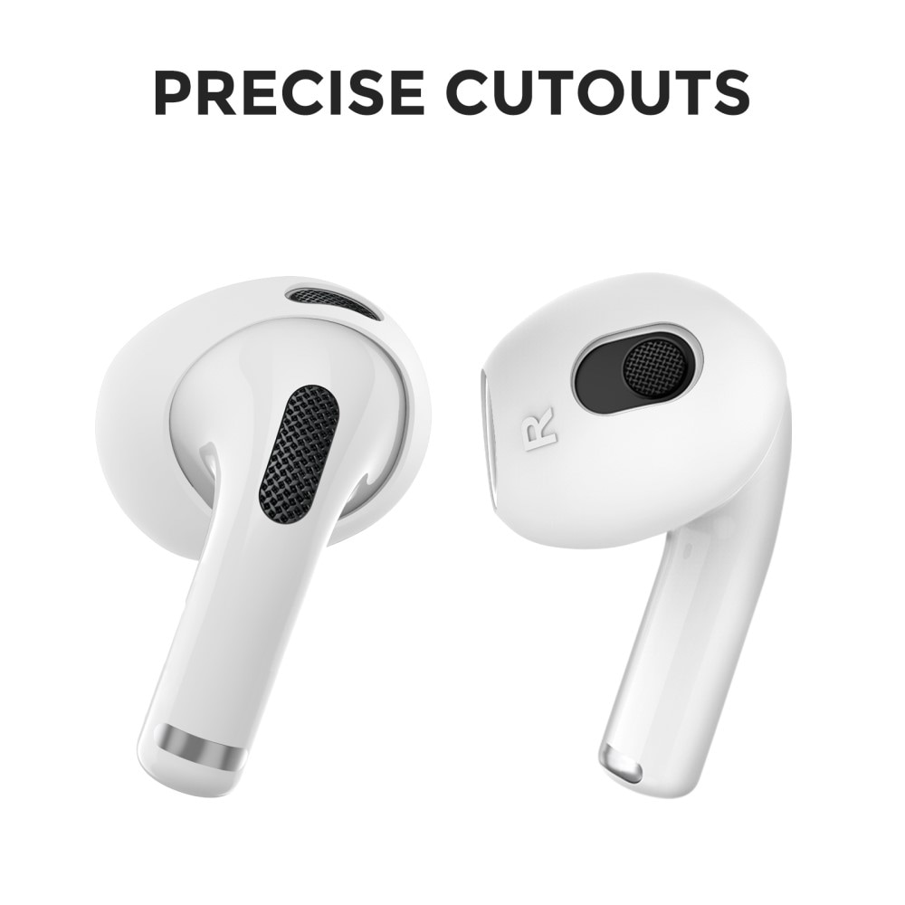 AirPods 3 3-pack Ear Pads i silikon, vit