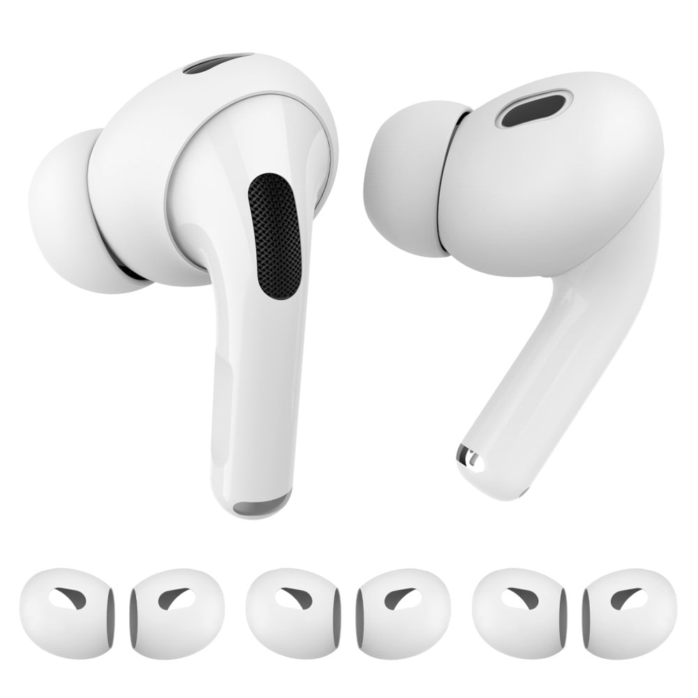 AirPods Pro 2 3-pack Ear Pads i silikon, vit