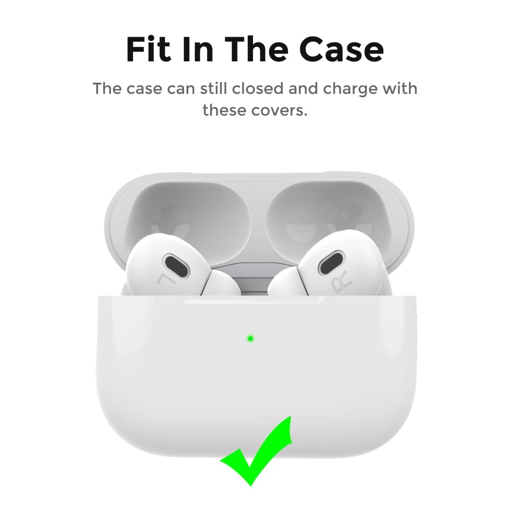 AirPods Pro 2 3-pack Ear Pads i silikon, vit