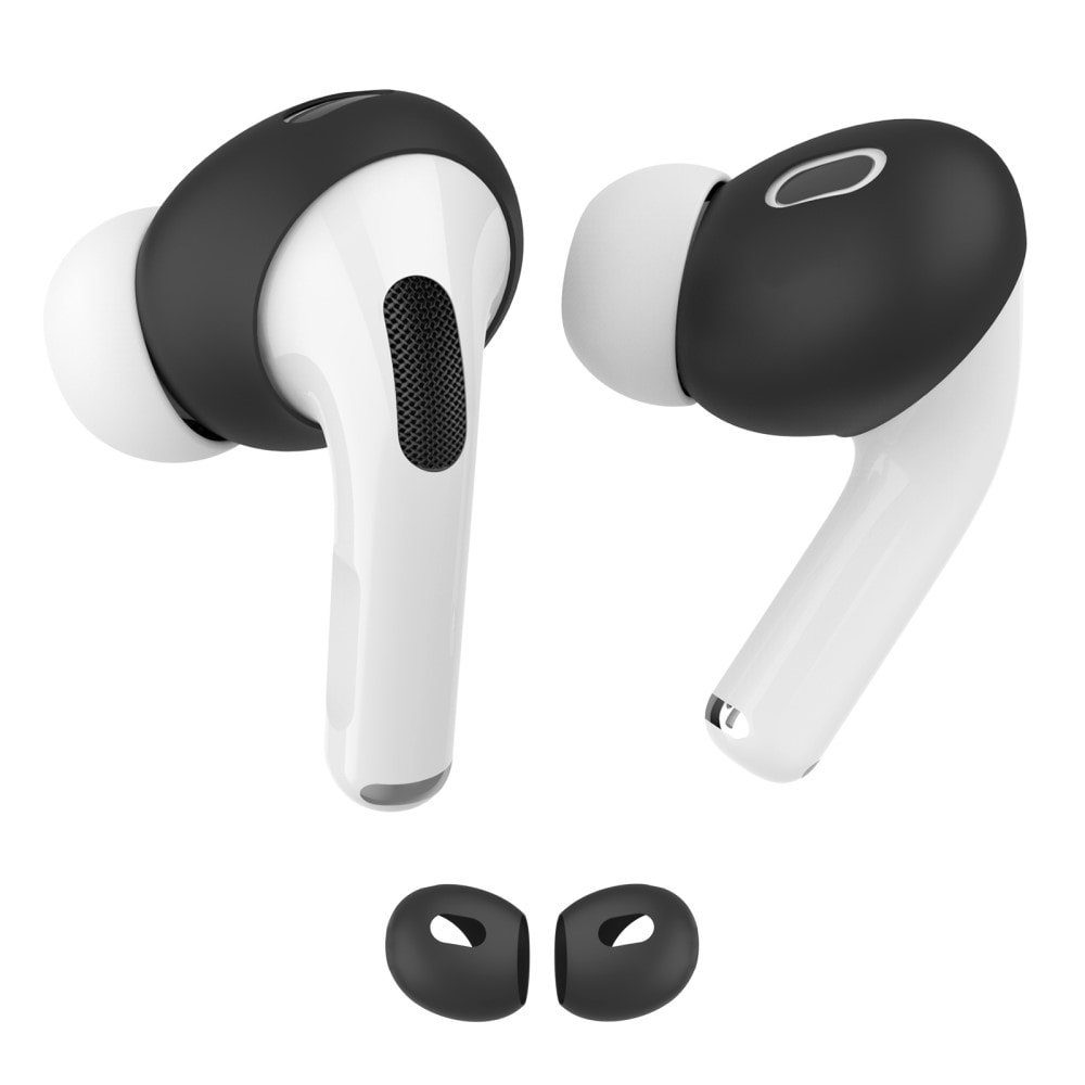 AirPods Pro 2 Ear Pads i silikon, svart