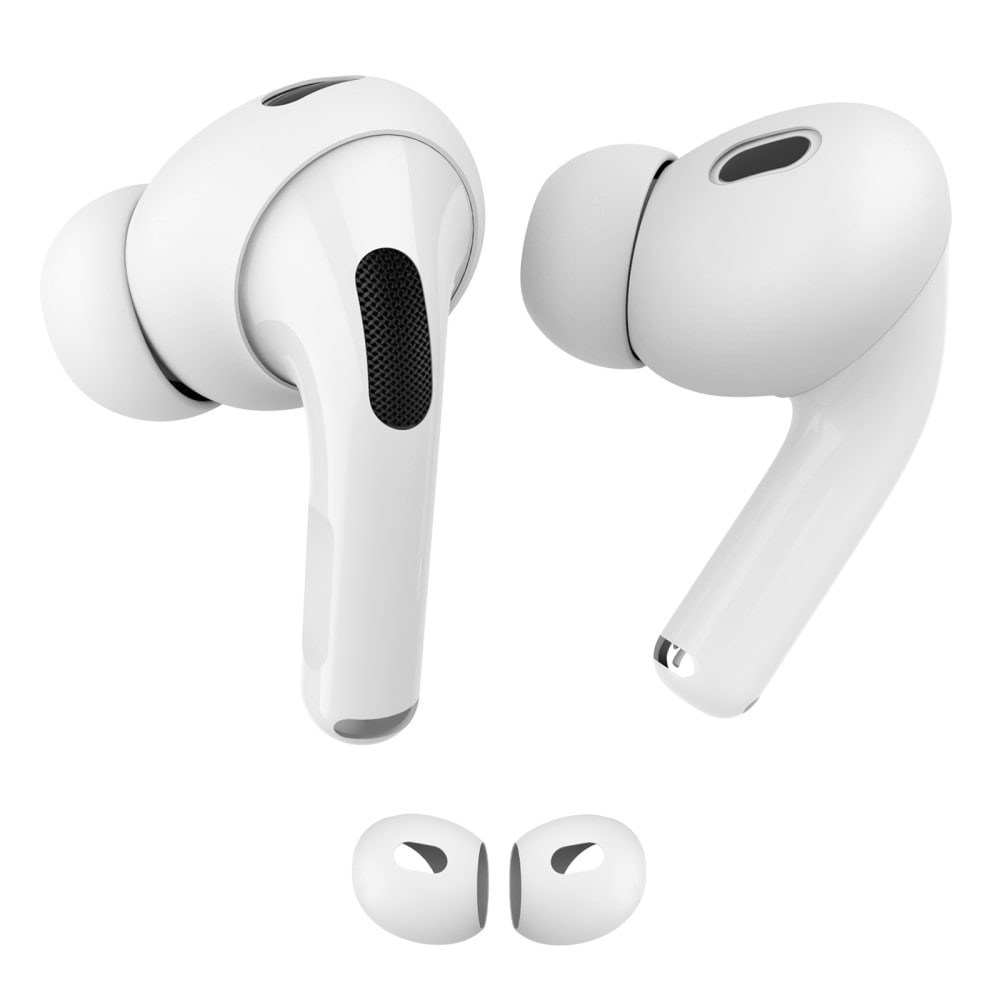 AirPods Pro 2 Ear Pads i silikon, vit