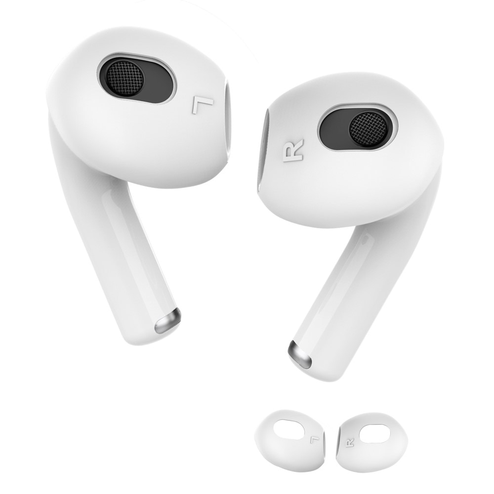 Apple AirPods 3 Ear Pads i silikon, vit
