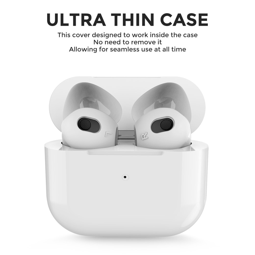 Apple AirPods 3 Ear Pads i silikon, vit