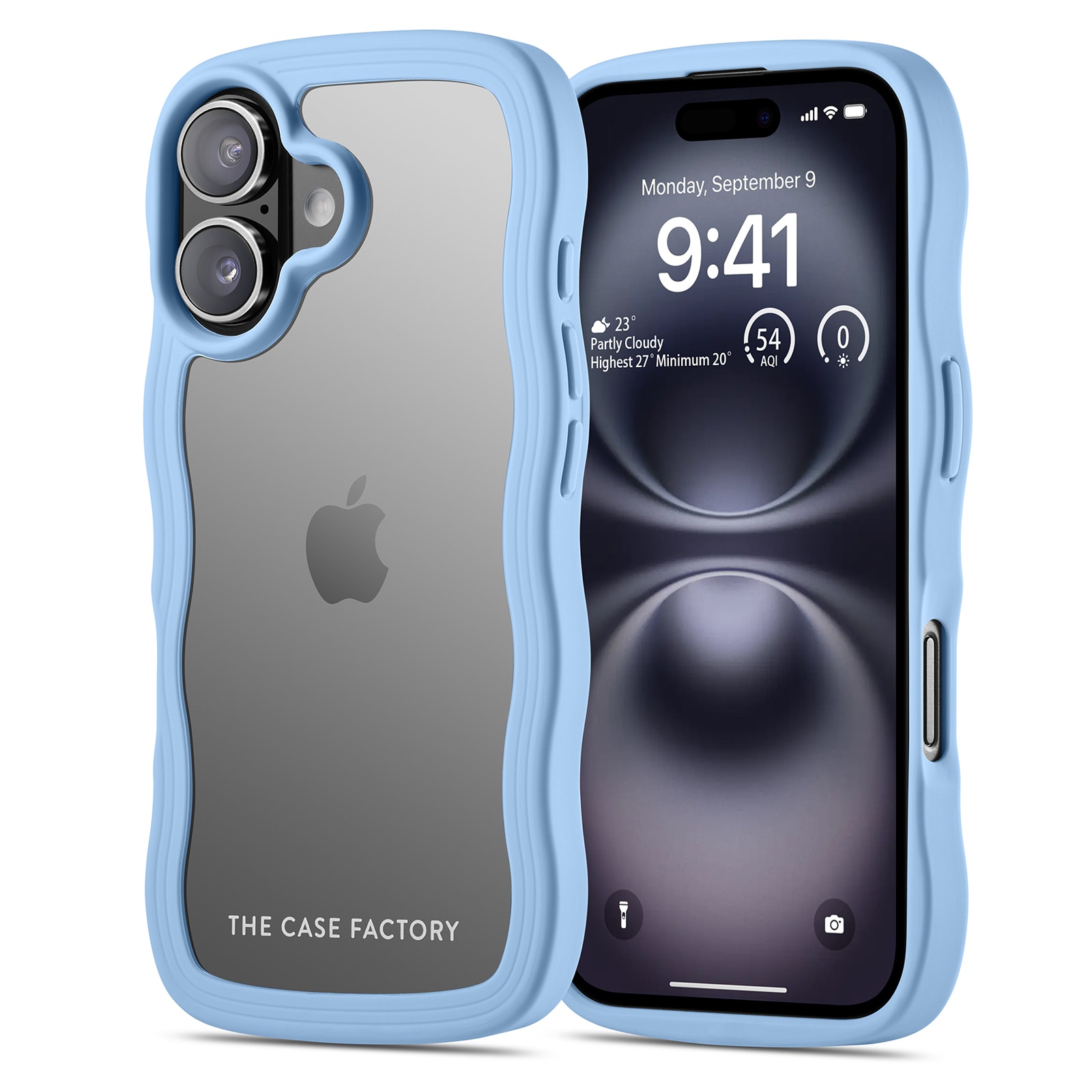 iPhone 16 The Wave Case, Blå