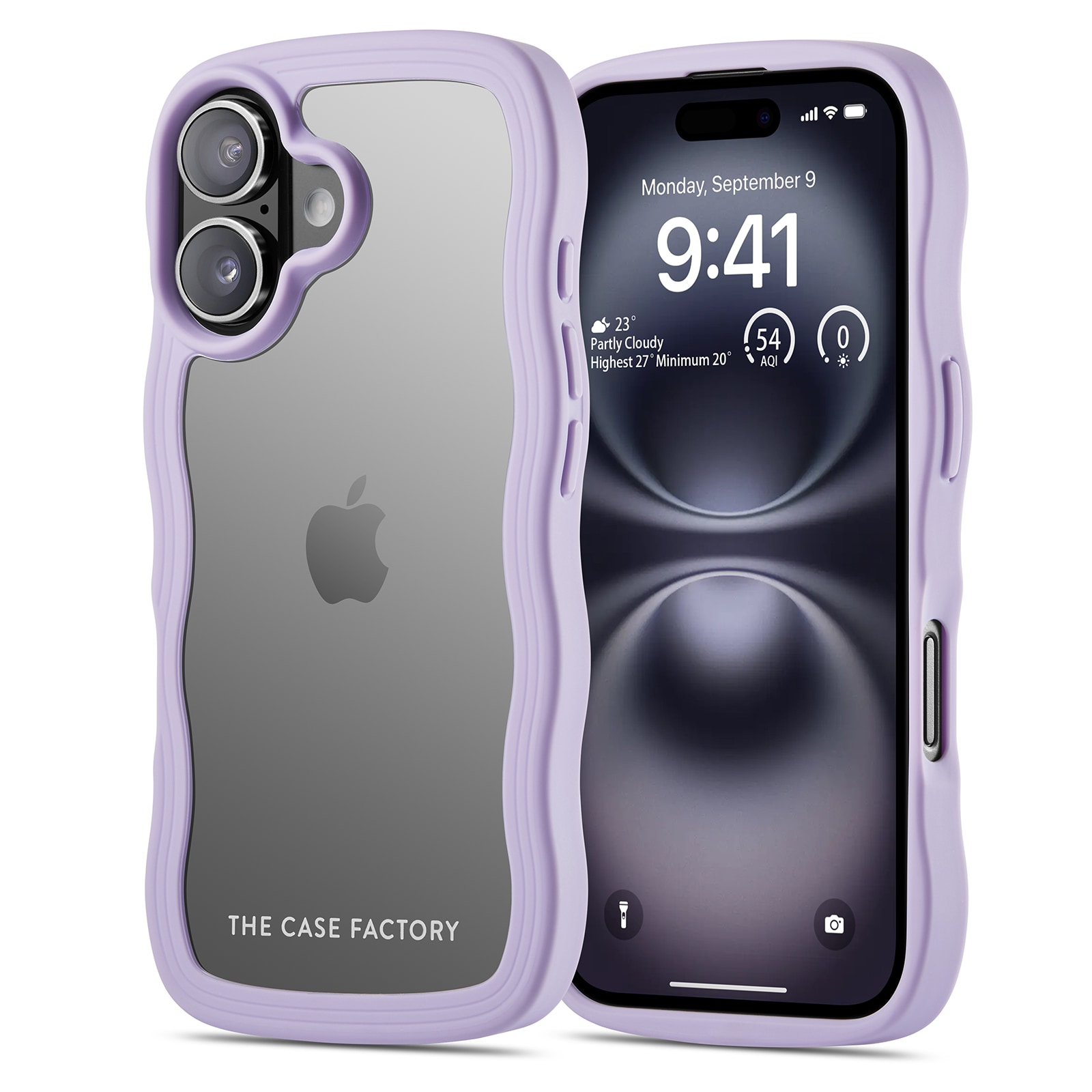 iPhone 16 The Wave Case, Lila