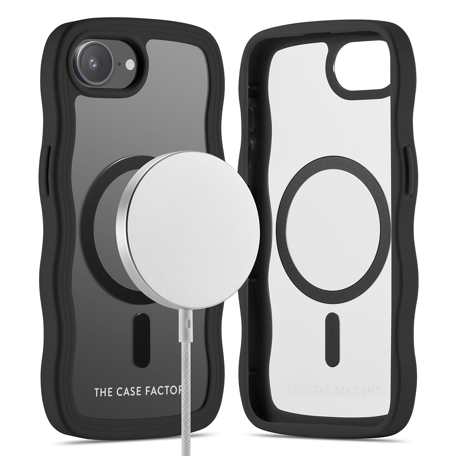 iPhone 16e The Wave Magnetic Case Svart