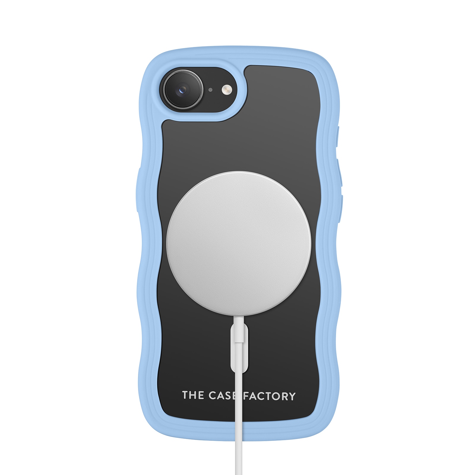 iPhone 16e The Wave Magnetic Case Blå