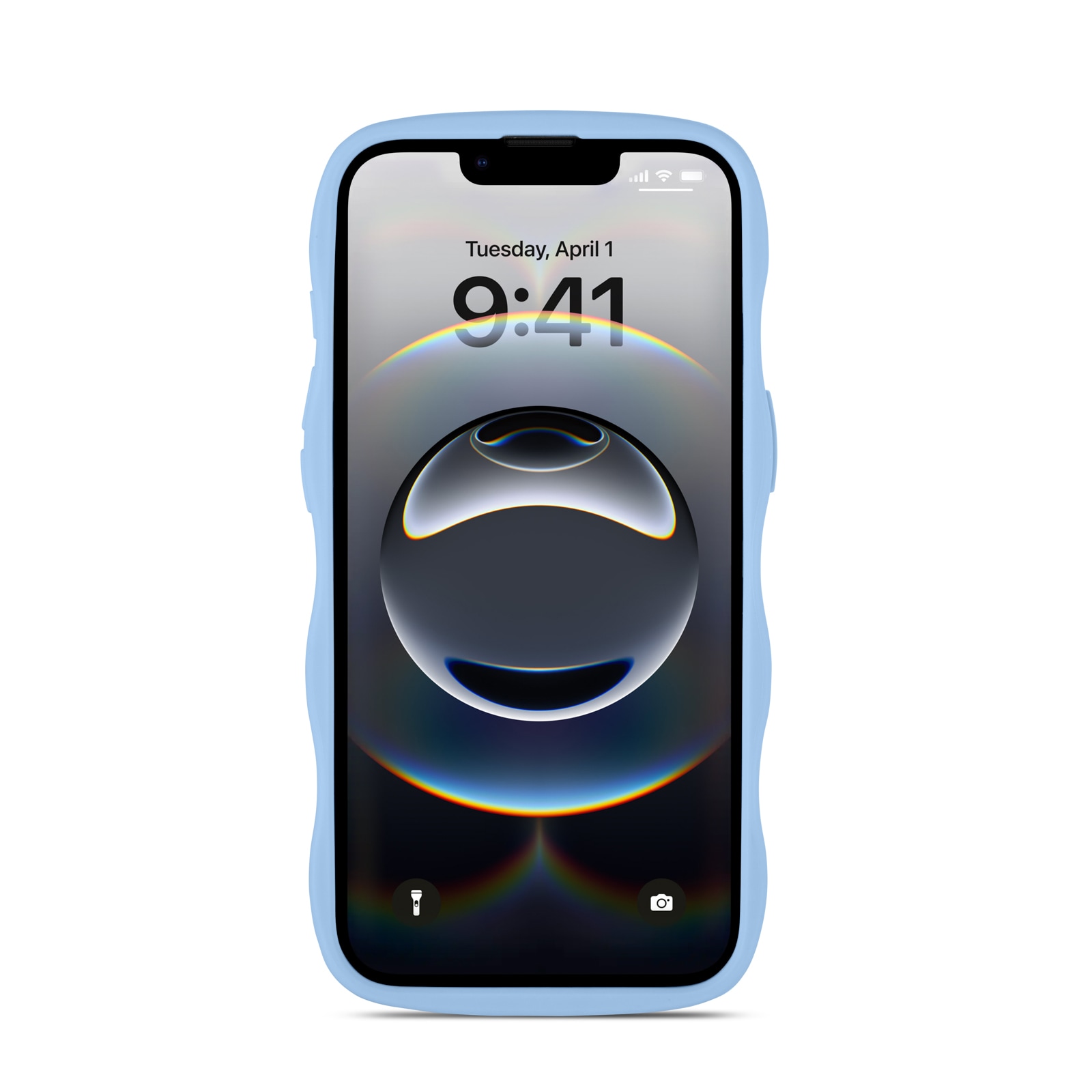 iPhone 16e The Wave Magnetic Case Blå