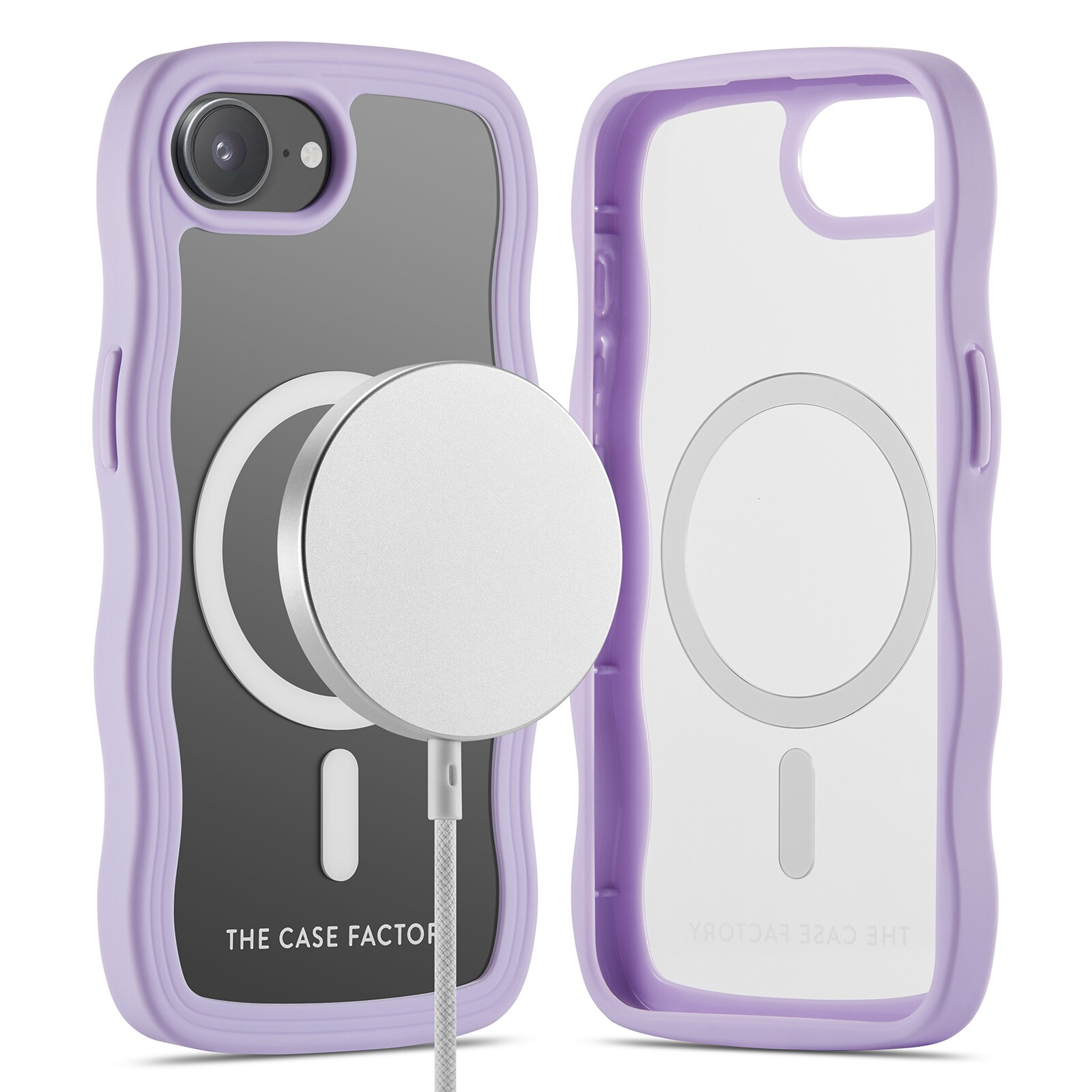 iPhone 16e The Wave Magnetic Case Lila
