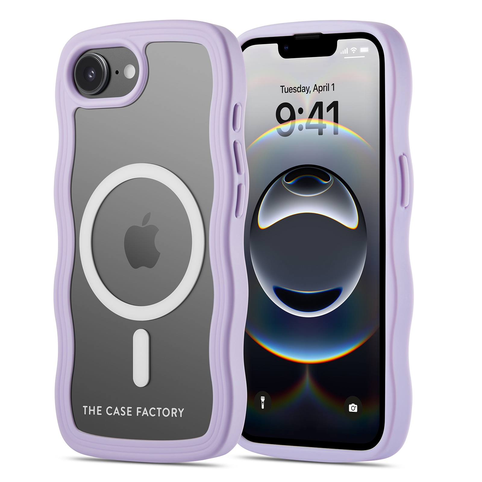 iPhone 16e The Wave Magnetic Case Lila