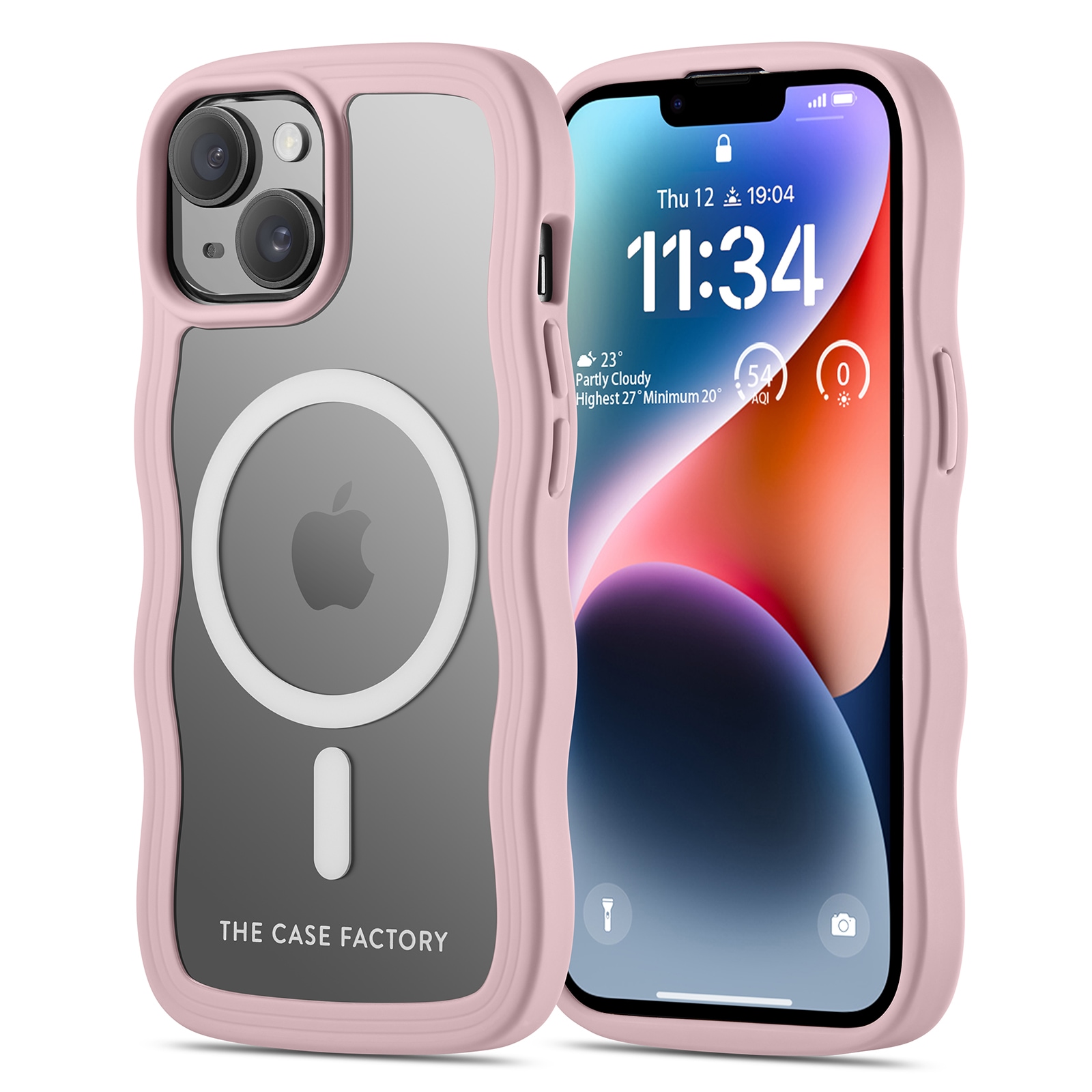 iPhone 14 The Wave Magnetic Case Rosa
