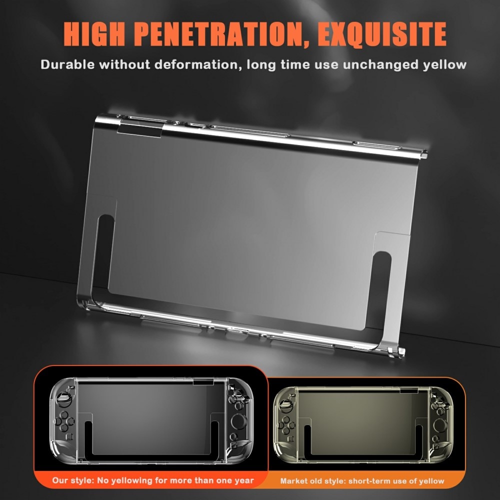 Nintendo Switch 2 Skyddande TPU-skal, transparent