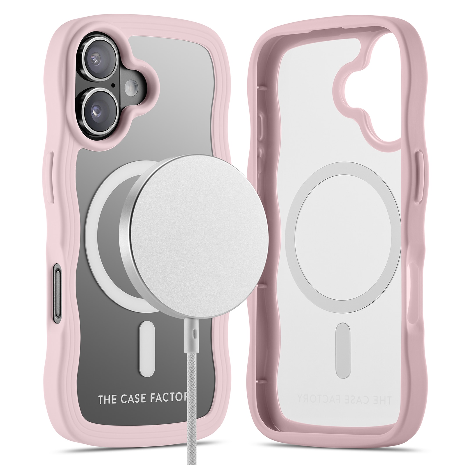 iPhone 16 The Wave Magnetic Case Rosa