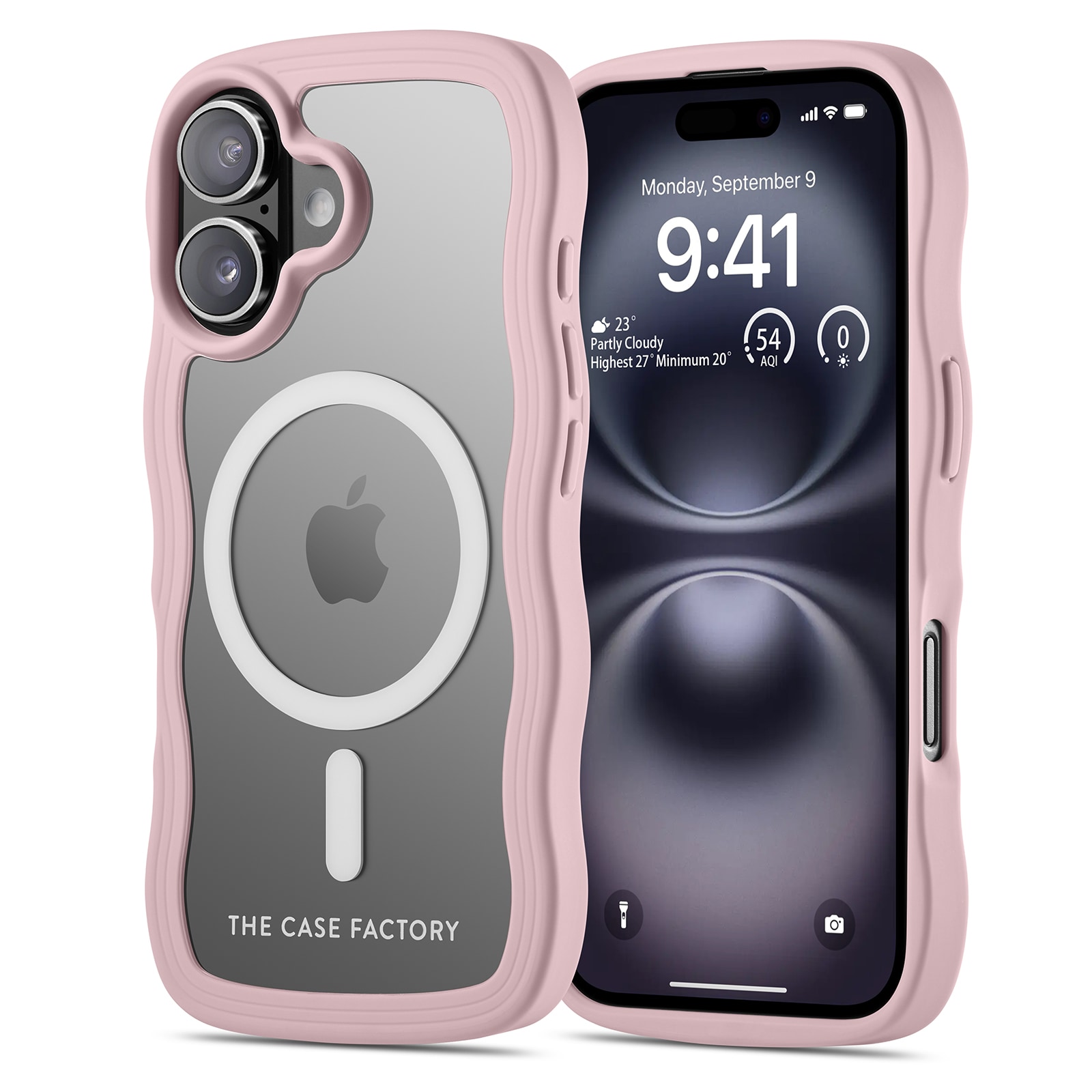 iPhone 16 The Wave Magnetic Case Rosa