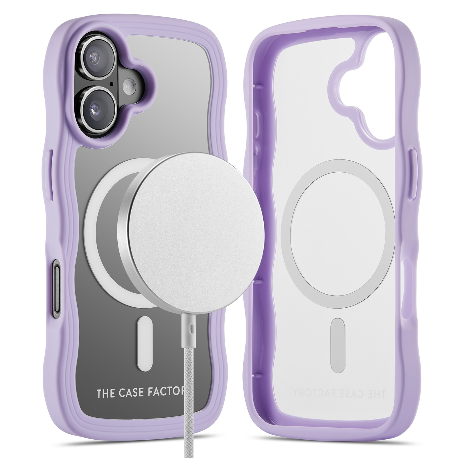 iPhone 16 The Wave Magnetic Case Lila