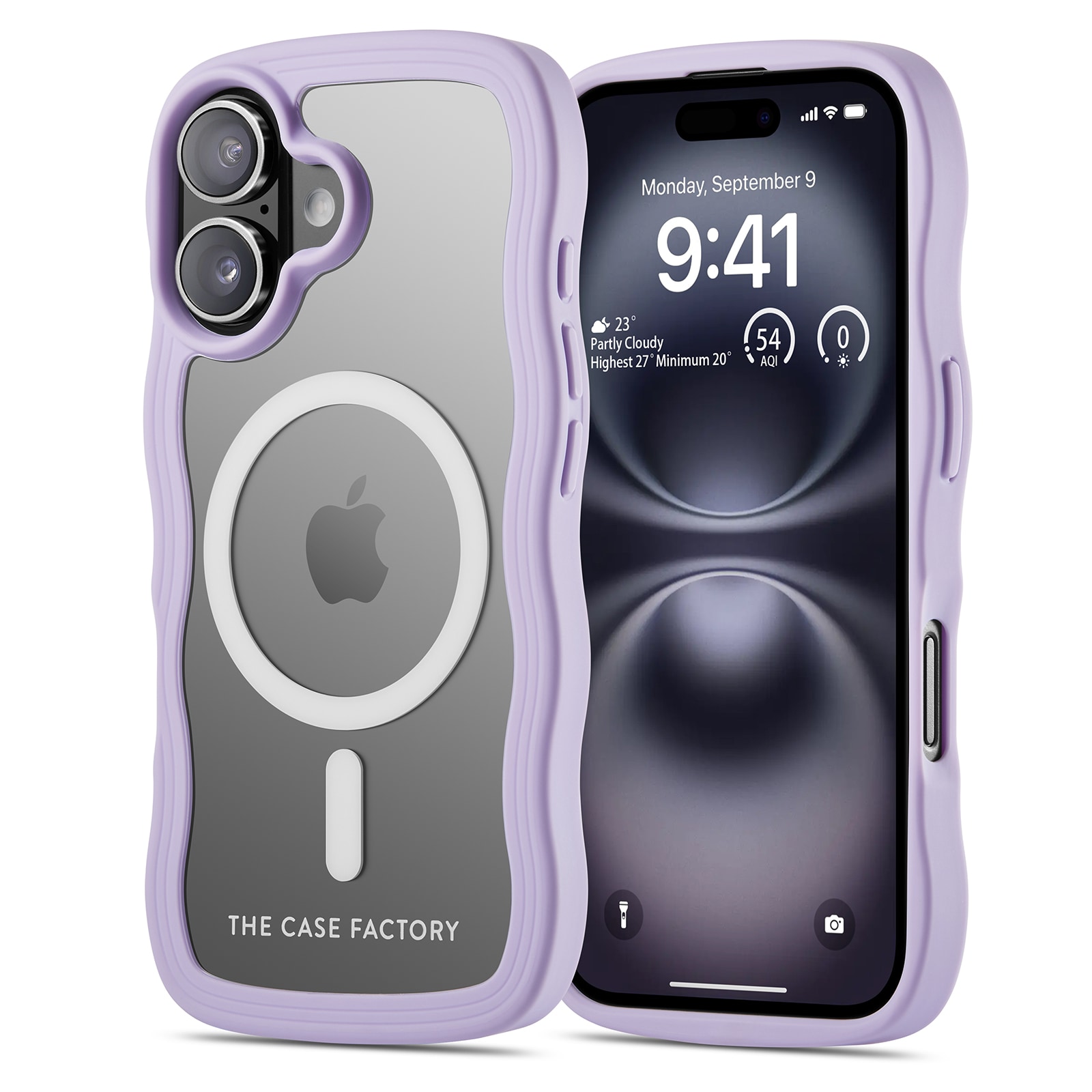 iPhone 16 The Wave Magnetic Case Lila