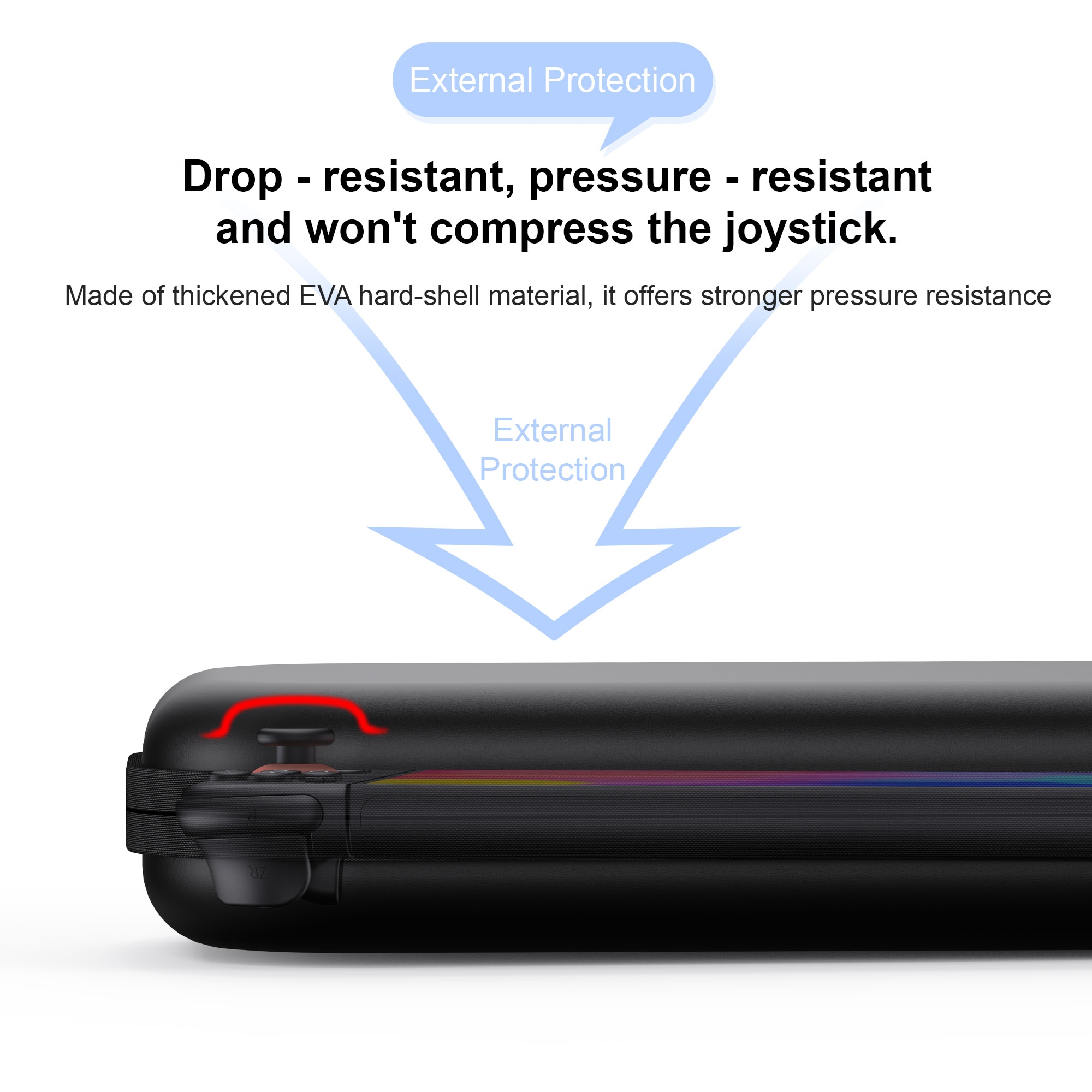 Nintendo Switch 2 Kompakt förvaringsväska, Svart