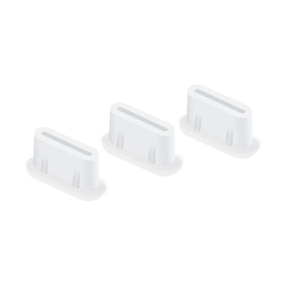 Dammplugg för USB-C Port (3-pack), vit