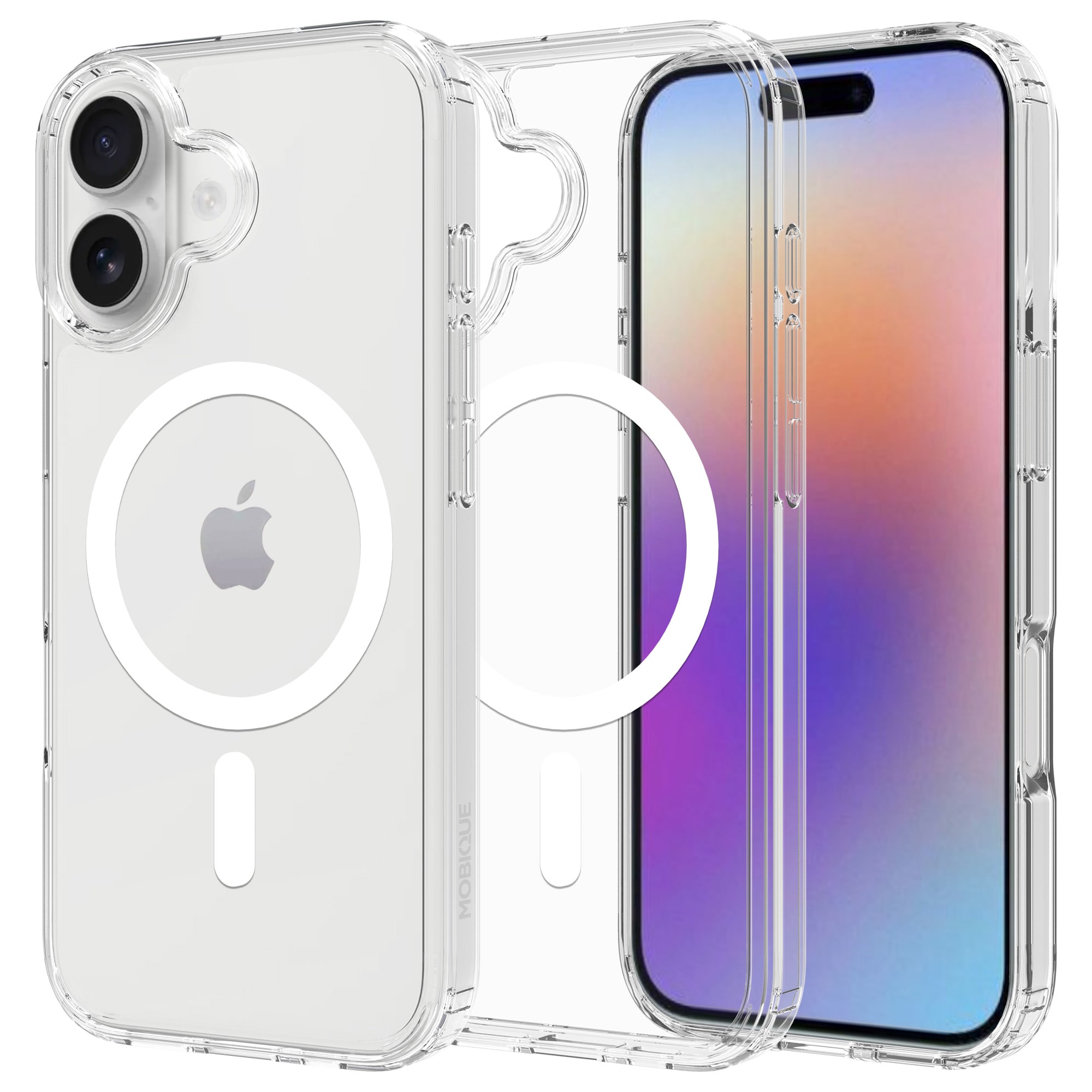 iPhone 17 MagSafe Hybrid-skal, Genomskinlig