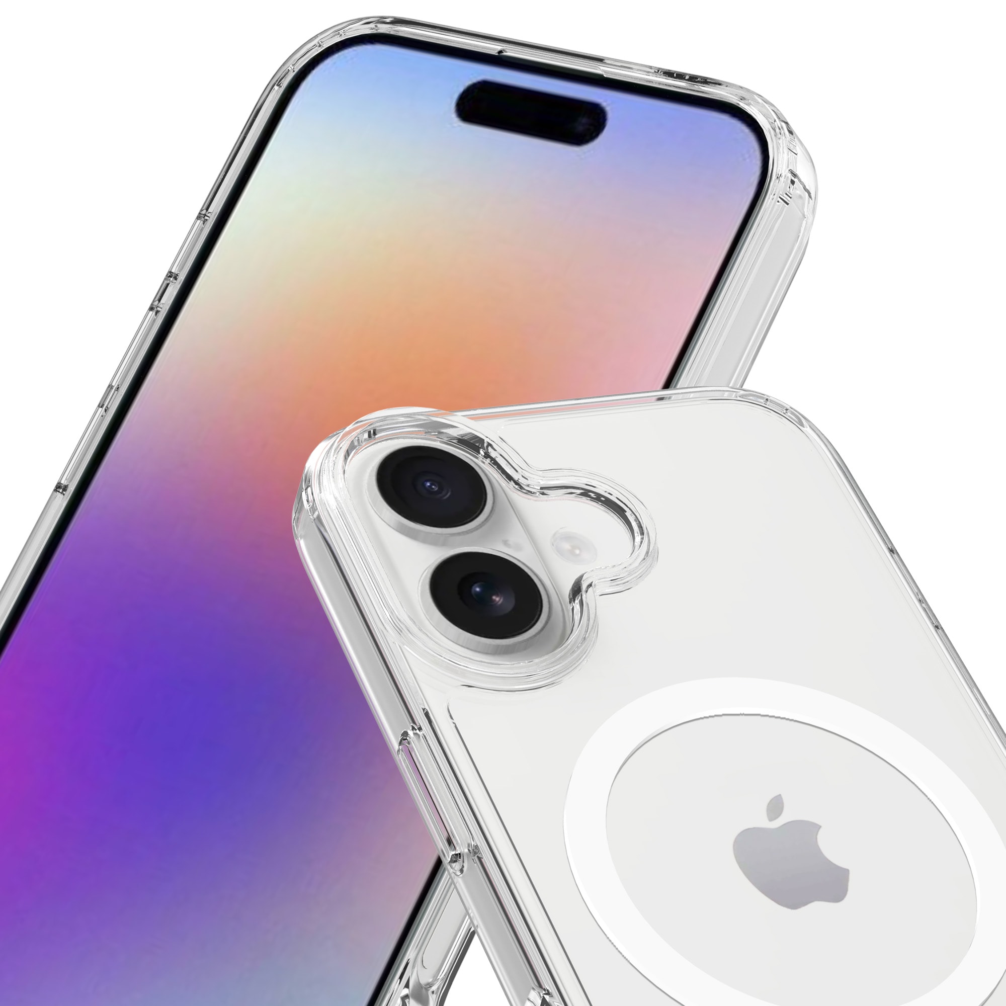 iPhone 17 MagSafe Hybrid-skal, Genomskinlig
