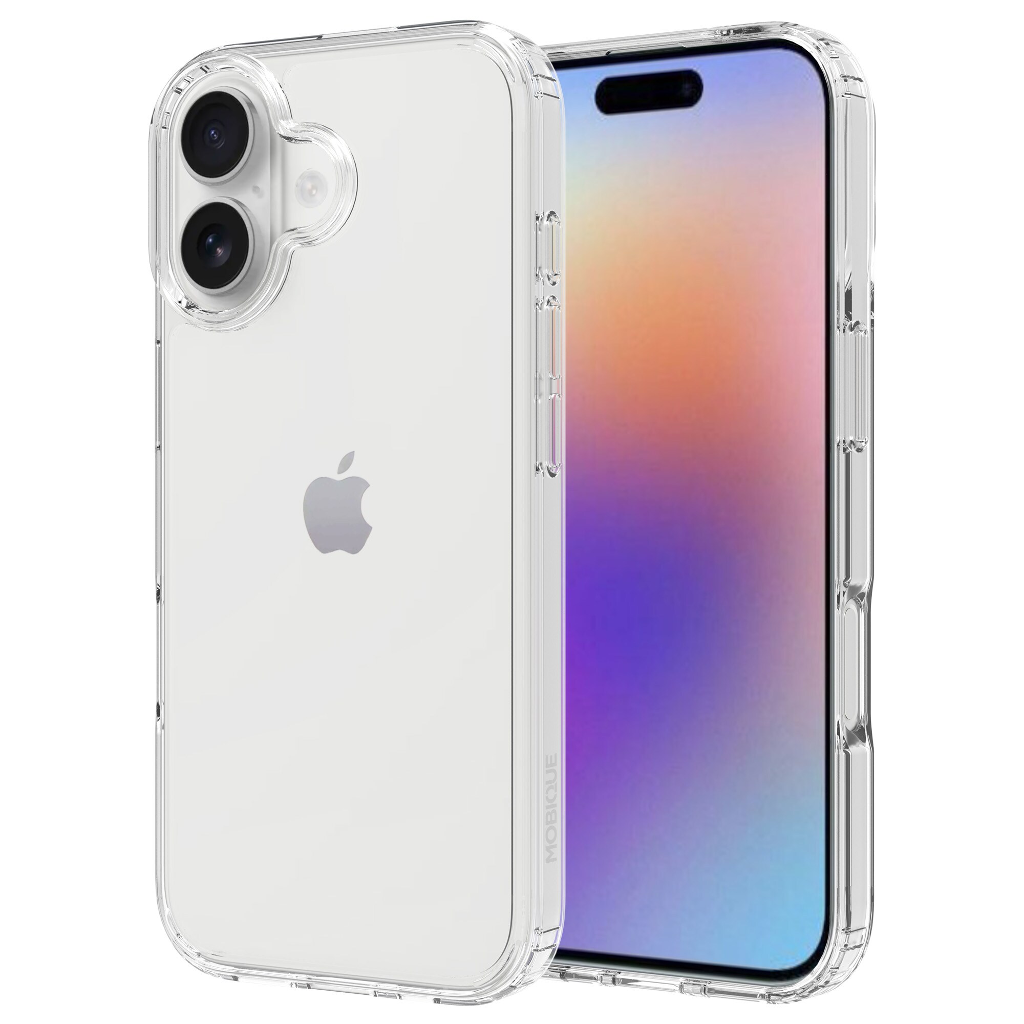 iPhone 17 Crystal Hybrid-skal, Genomskinlig
