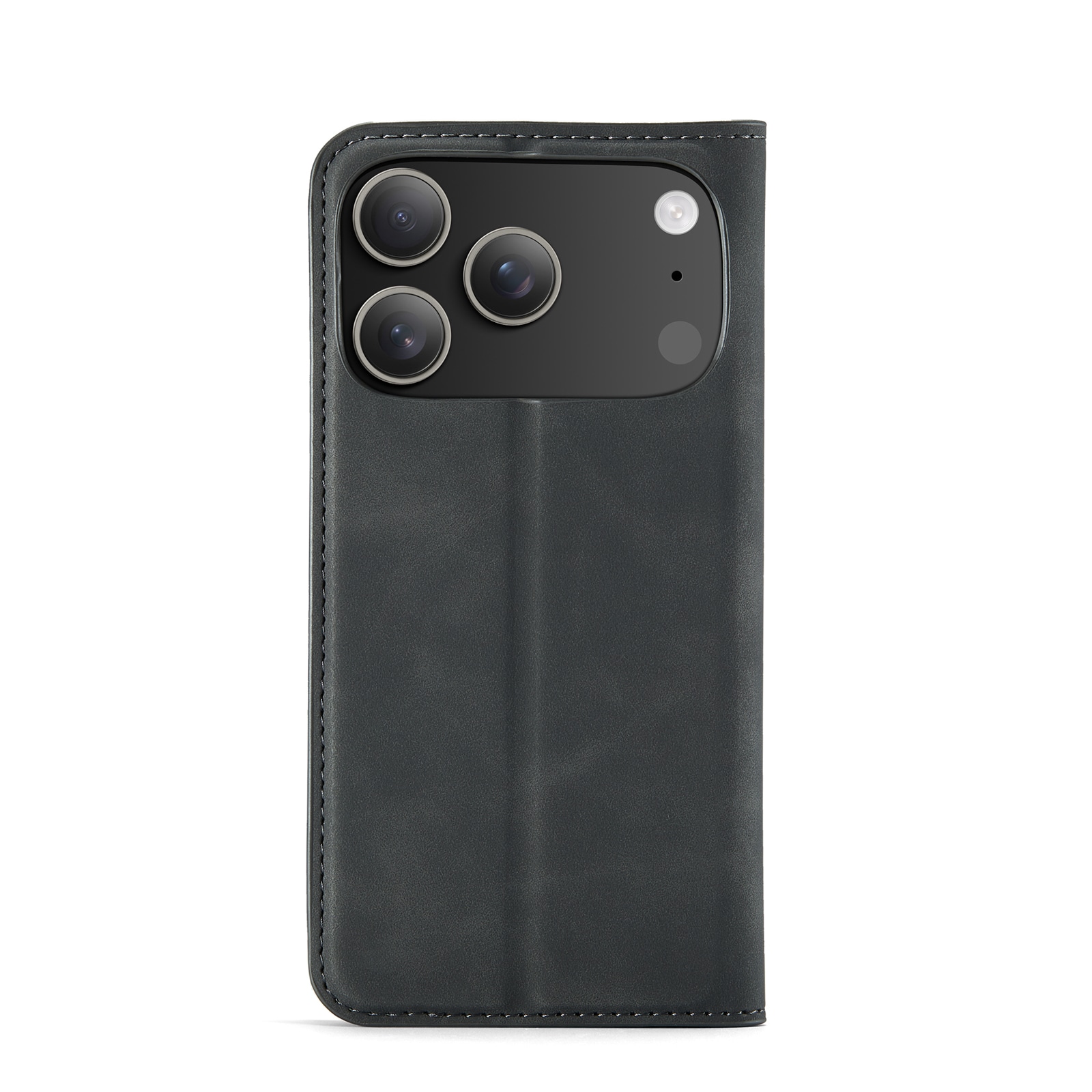 iPhone 17 Pro Max Slimmat fodral med kortfack, Svart