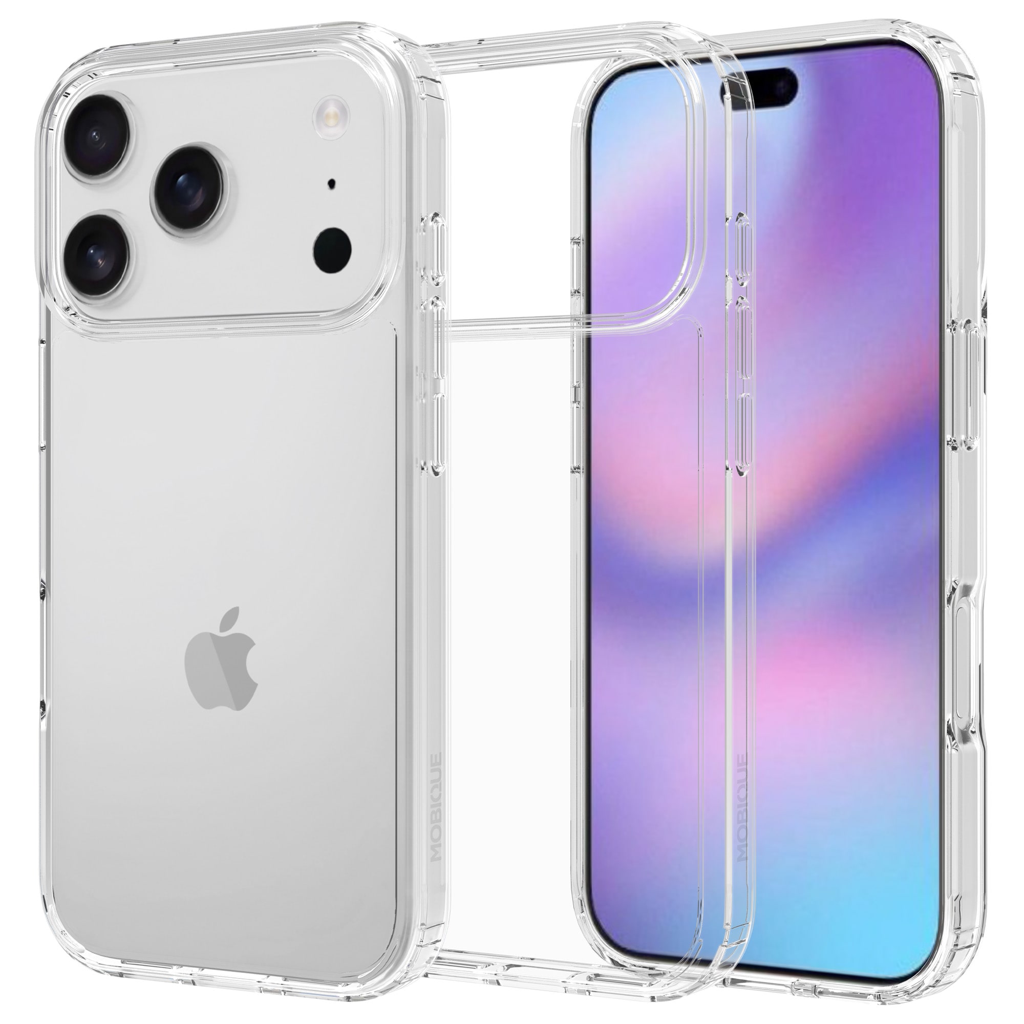 iPhone 17 Pro Crystal Hybrid-skal, Genomskinlig