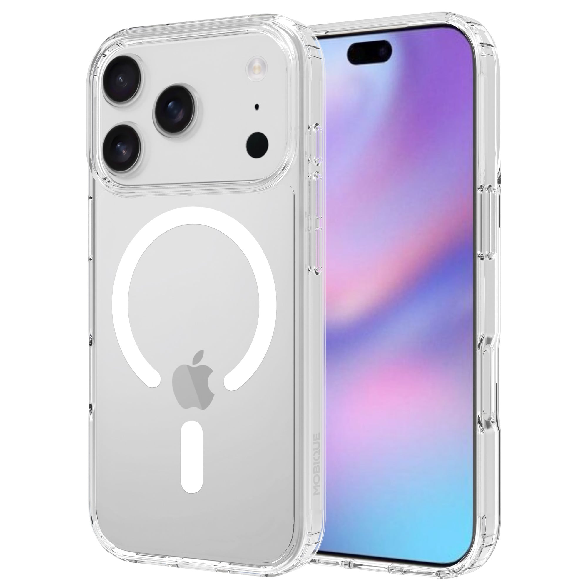 iPhone 17 Pro Max MagSafe Hybrid-skal, Genomskinlig