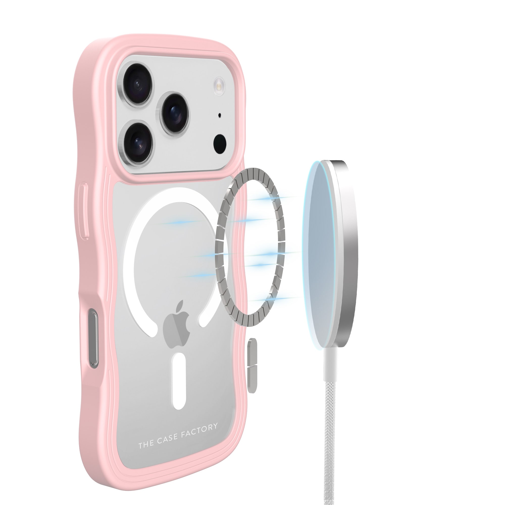 iPhone 17 Pro The Wave Magnetic Case Rosa