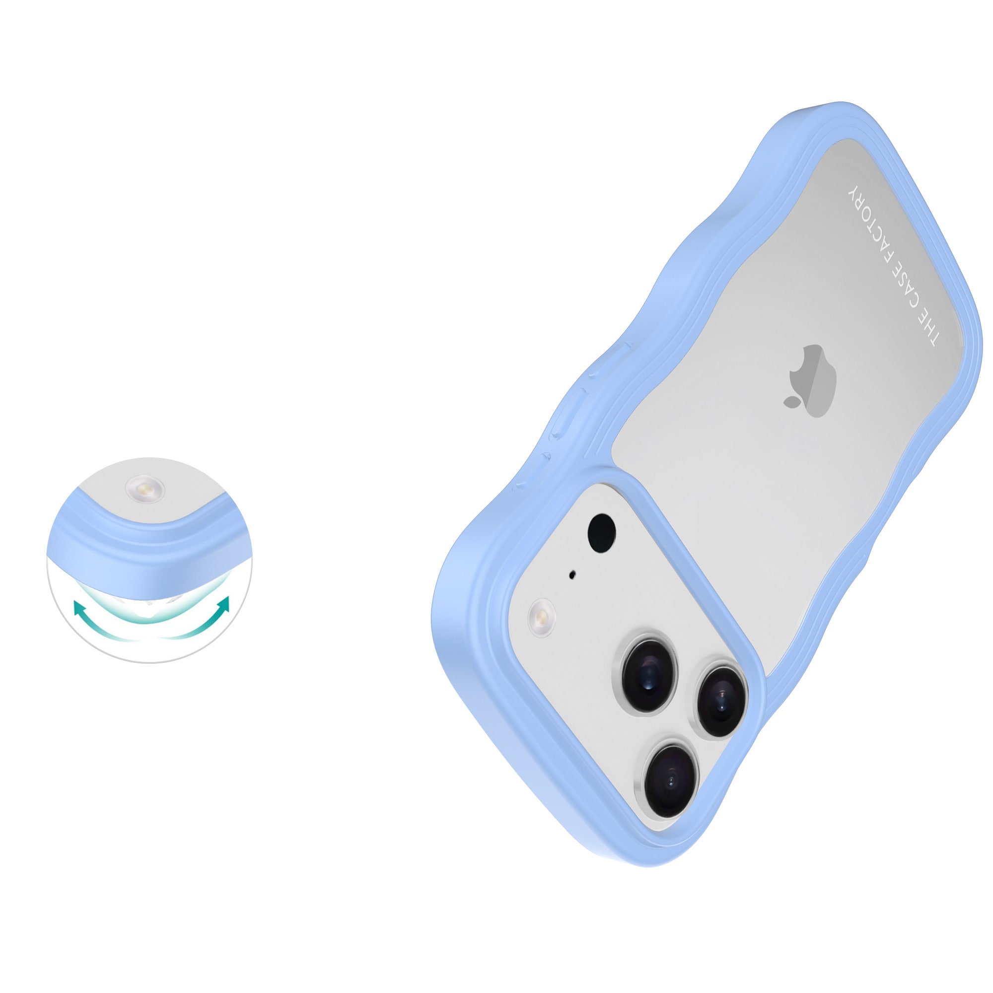 iPhone 17 Pro The Wave Case, Blå