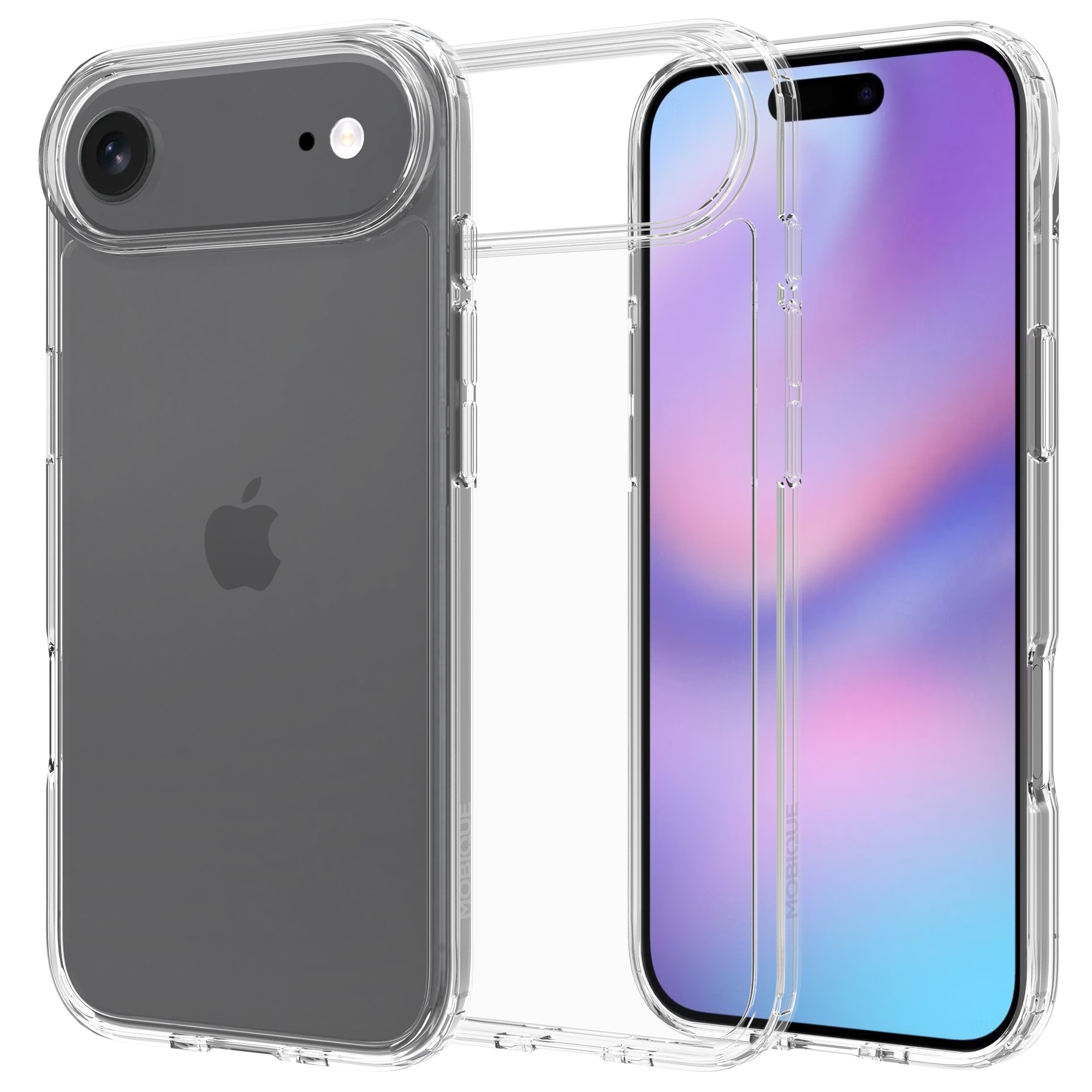 iPhone 17 Air Crystal Hybrid-skal, Genomskinlig