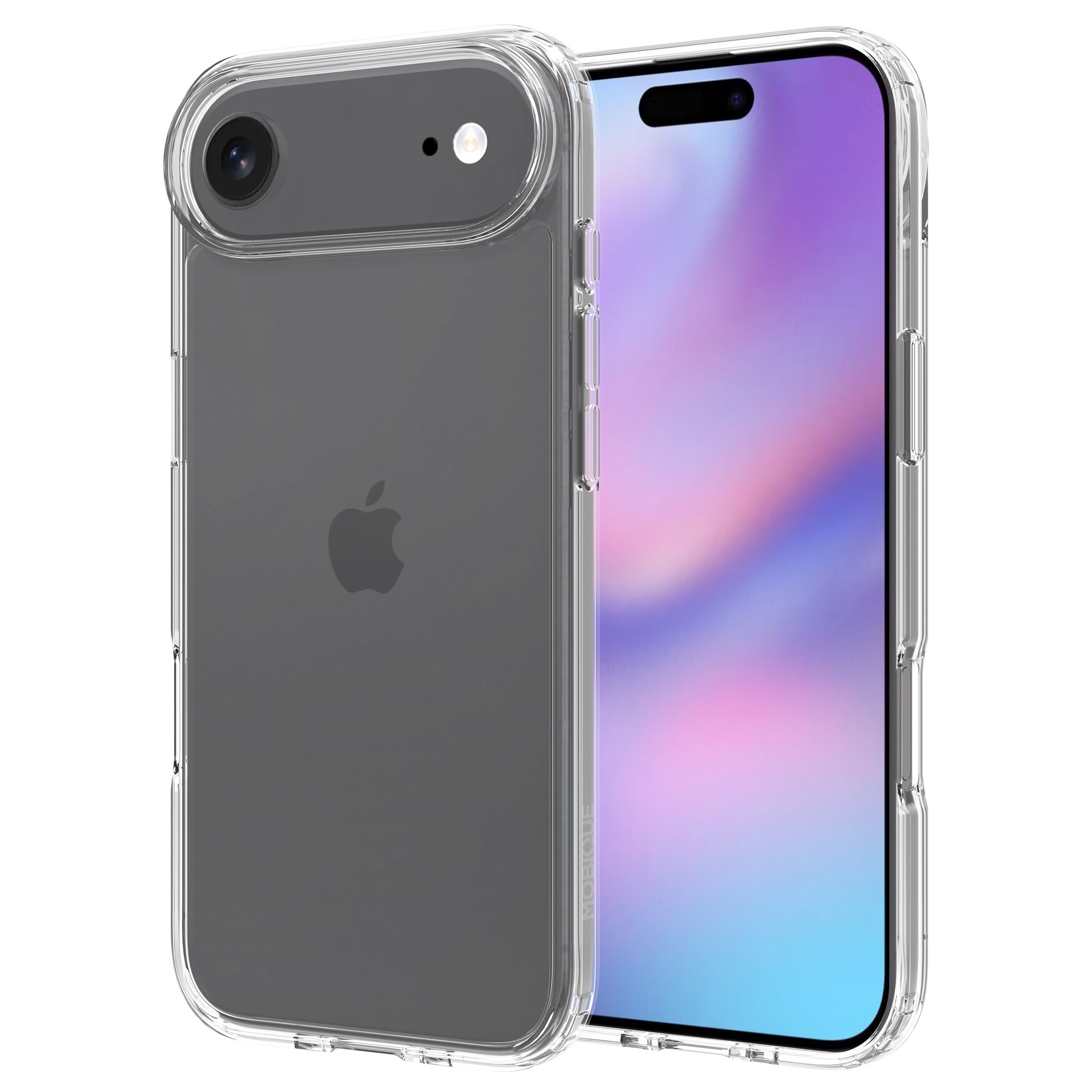 iPhone 17 Air Crystal Hybrid-skal, Genomskinlig