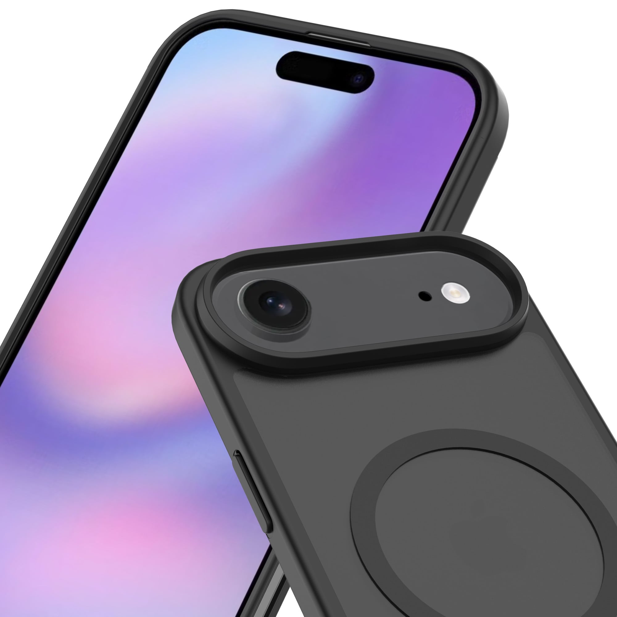 iPhone 17 Air Hybrid-skal Magnetisk, Frosted Black