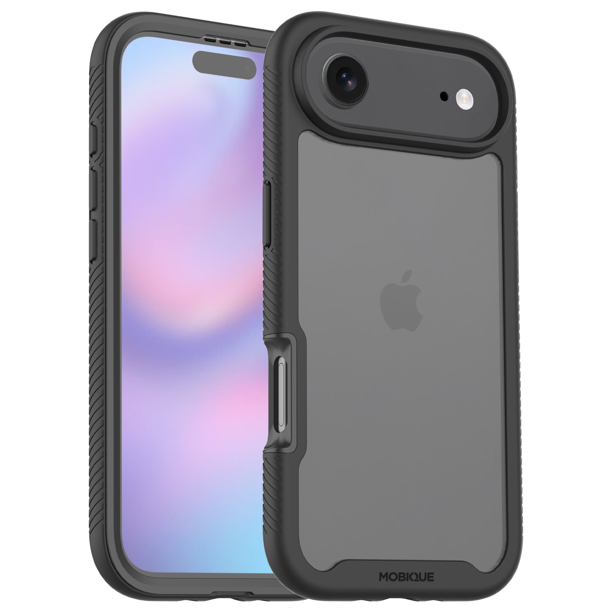 iPhone 17 Air Mobilskal Full Protection, Svart/transparent