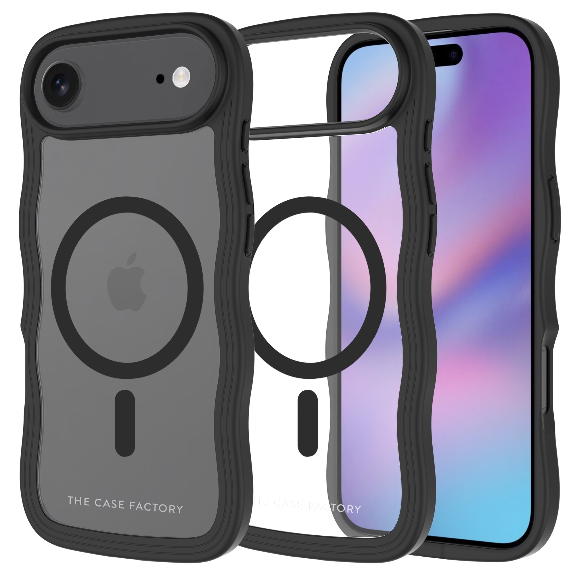 iPhone Air The Wave Magnetic Case Svart