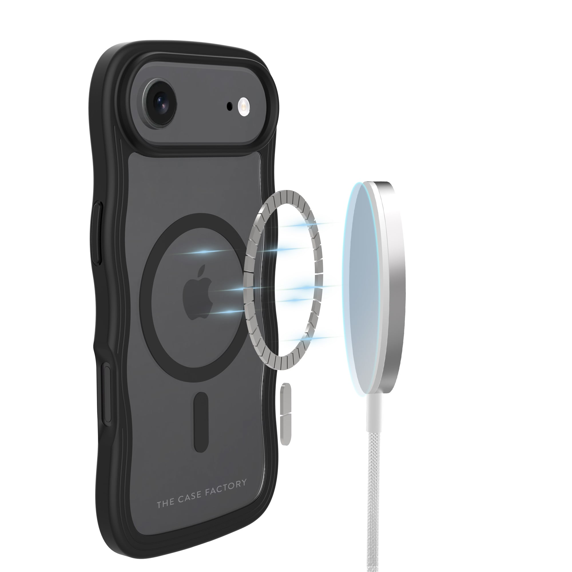 iPhone Air The Wave Magnetic Case Svart