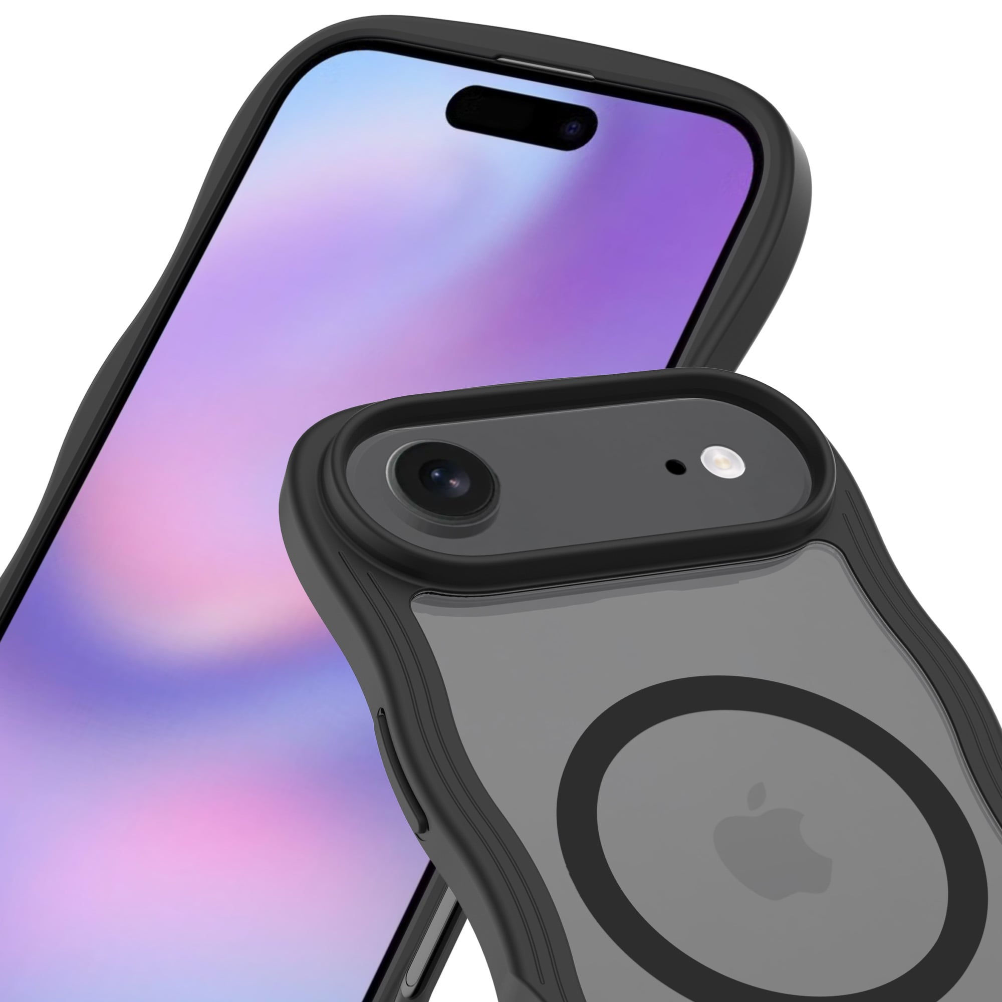 iPhone Air The Wave Magnetic Case Svart