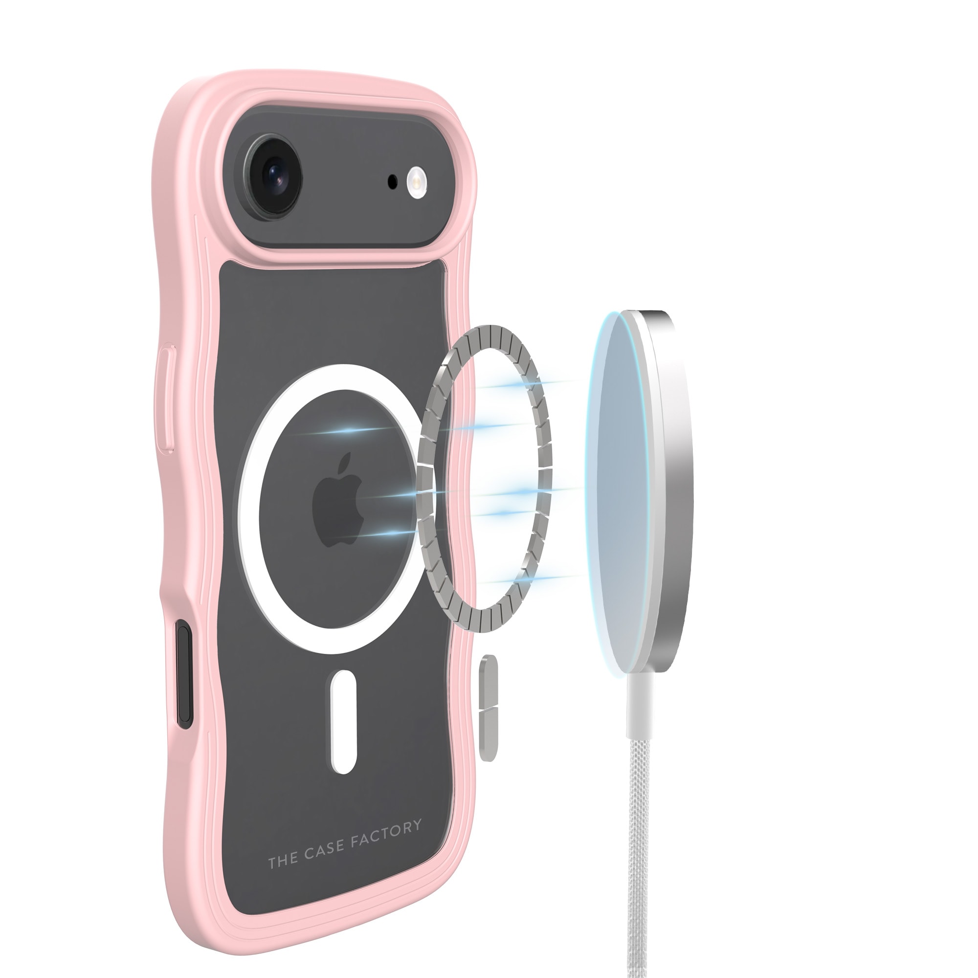 iPhone Air The Wave Magnetic Case Rosa