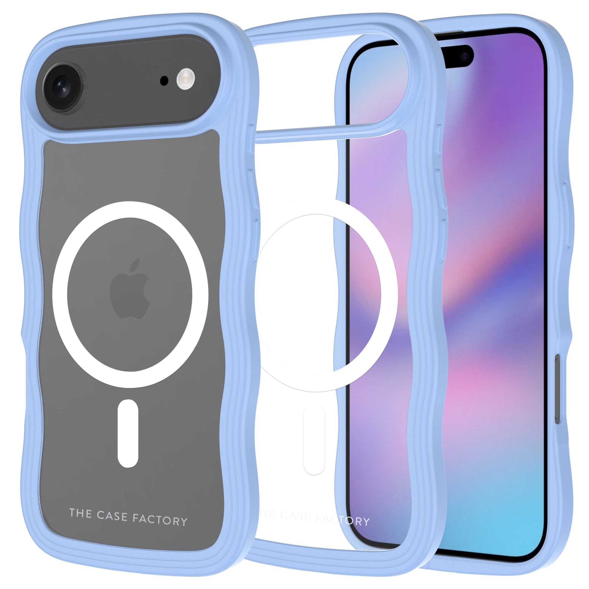 iPhone Air The Wave Magnetic Case Blå